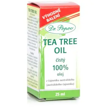 Dr. Popov Tea Tree Oil 100 % ulei din arbore de ceai, presat la rece cu efect antiseptic