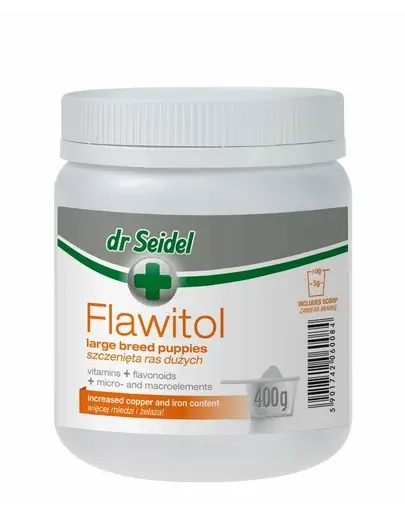 DR SEIDEL Flawitol căței rase mari pulbere dezvoltare oase 400 g