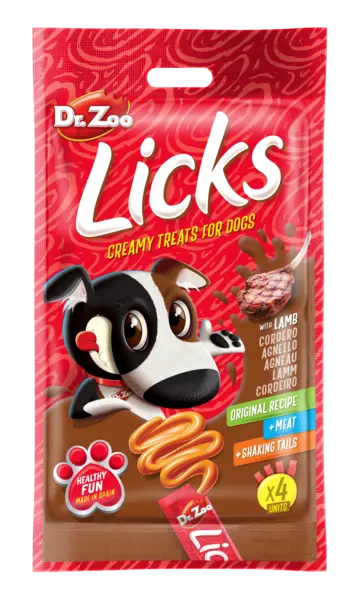 Dr Zoo Licks, recompense caini, Miel, 4x15 g