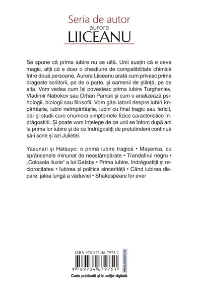 Dragostea cea veche iti sopteste la ureche | Aurora Liiceanu