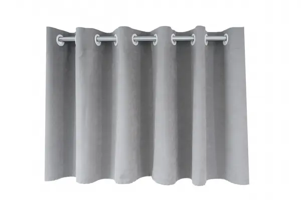Draperie,Casa Deco Logistics, soft PETEK V43 CU INELE CAPSE ALB