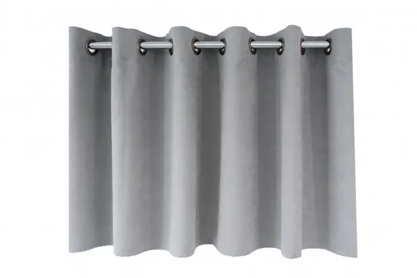 Draperie,Casa Deco Logistics, soft PETEK V43 CU INELE CAPSE PLATINA