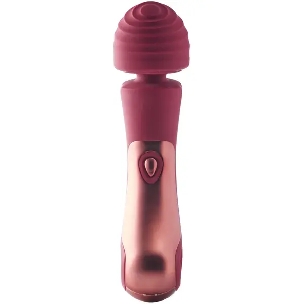 Dream Toys Dinky Jacky O. cap de masaj și vibrator purple 22.3 cm