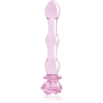Dream Toys Glaze Glass 8 Rosebud Beaded dildo