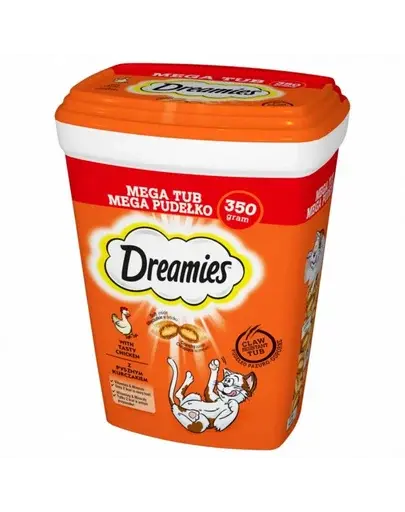 DREAMIES Mega Box 350g Gustari pentru pisici cu pui delicios