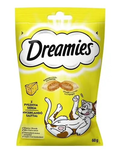 DREAMIES recompense pisici, cu branza 60 g