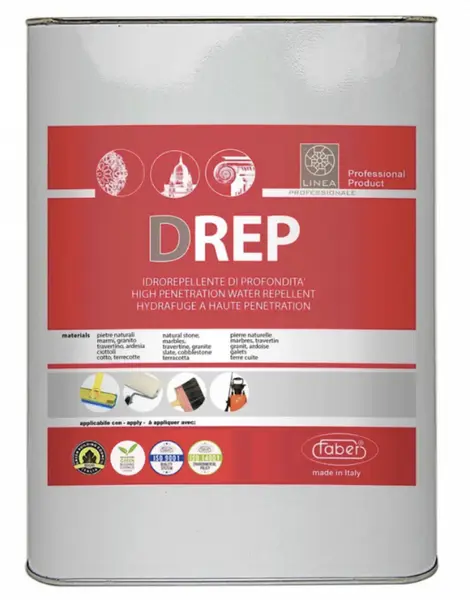 Drep, Impermeabilizant profesional pentru piatra naturala, marmura, granit si ciment, 1L, Faber