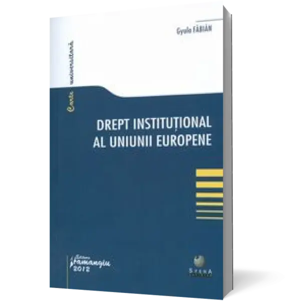 Drept instituţional al Uniunii Europene