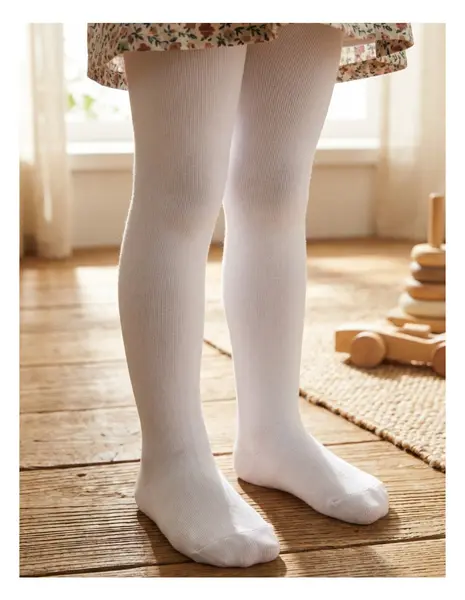 Dres copii Bony simplu alb