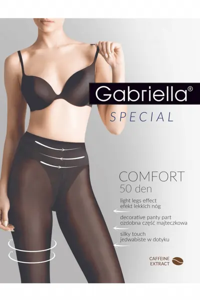 Dres modelator Comfort, Gabriella, 50 den (Culoare: Negru, Marime dres: 5)