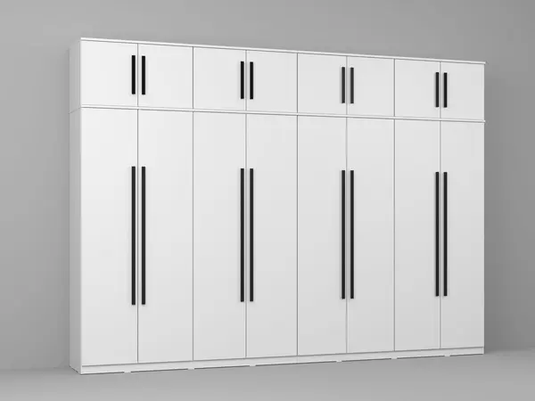 Dressing Dormitor Alb 328,8 cm cu usi - C6