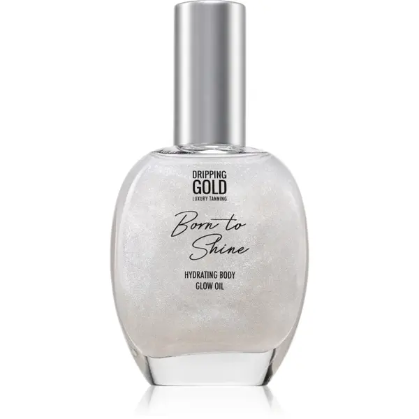 Dripping Gold Born To Shine ulei stralucitor pentru corp culoare Silver 55 ml