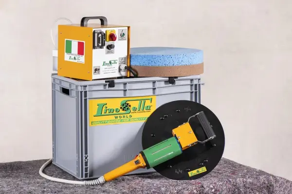 Drisca electrica - Finisare umeda tencuieli si gleturi mecanizate fara sistem de apa, cu cutie de accesorii - LS-SP11
