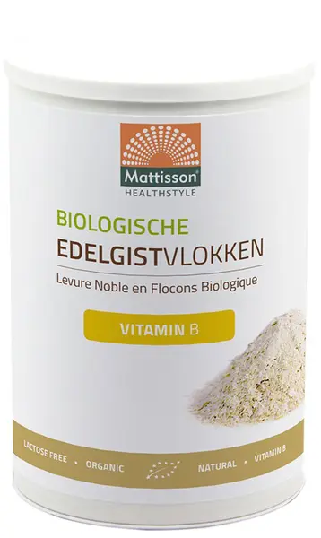 Drojdie bio nutritivă cu vitamine В, 200 g, Mattisson Healthstyle