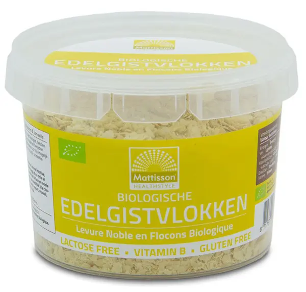 Drojdie nutritivă cu vitamine В, 60 g, Mattisson Healthstyle