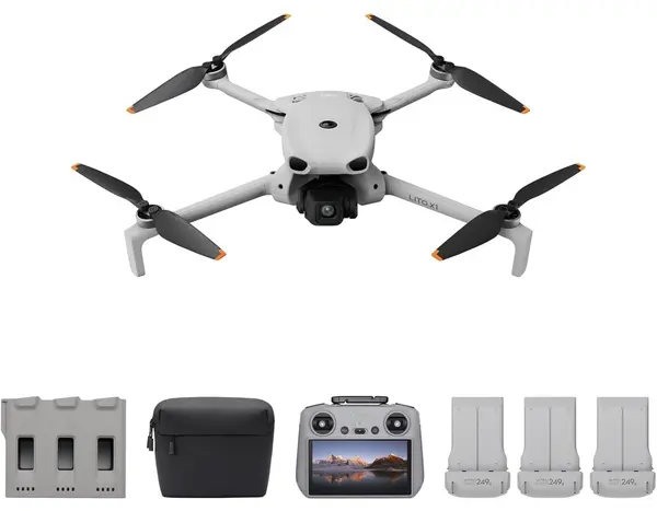 Dron DJI - Lito X1 Fly More Combo, RC 2, gri