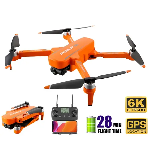 Drona profesionala JJRC X17 6K 5G GPS, camera 6K ESC HD, GPS Follow Me, buton de Return To Home, stabilizator 2 axe, baterie 11.1V 2850 mAh, autonomie zbor ~ 28 de minute