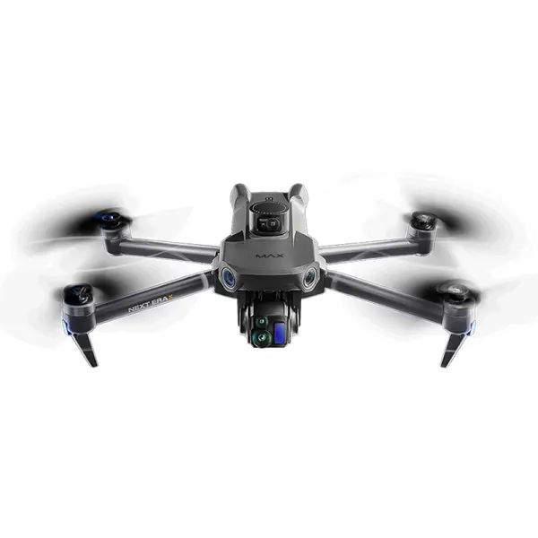 Drona profesionala P7 MAX, camera 4K UHD 5G GPS cu obiectiv de evitare obstacole la 360°, raza de actiune de 6000 m, gimbal pe 3 axe, motor fara perii, baterie 11.4V 4500 mAh, autonomie 28 min