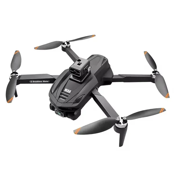 Drona V168 MAX, camera 8K UHD 5G GPS cu obiectiv de evitare obstacole la 360°, raza de actiune de 3000 m, motor fara perii, baterie 7.4V 3000 mAh, autonomie 30 min