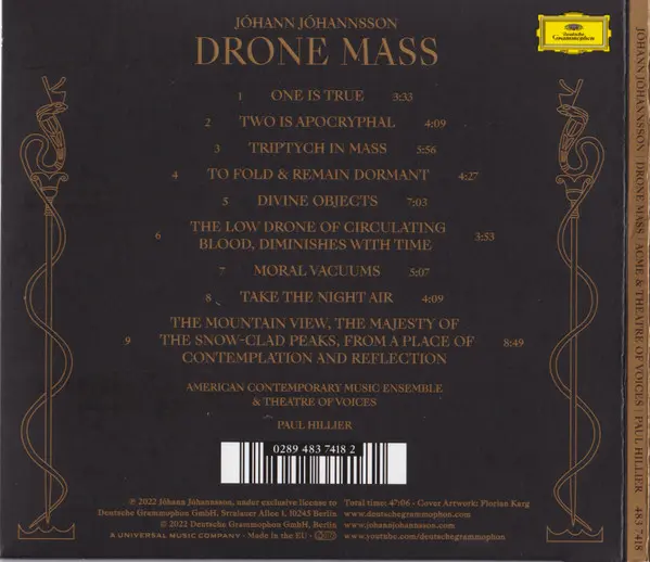Drone Mass | Johann Johannsson, Theatre of Voices, Paul Hillier