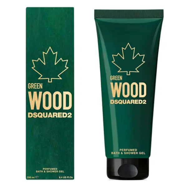 Dsquared2 Green Wood Gel de duș pentru bărbați Volum 250 ml