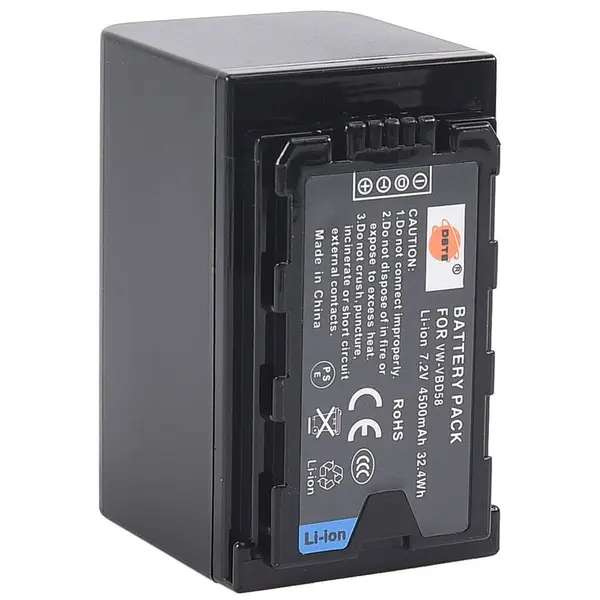 DSTE Acumulator DSTE VW-VBD58 4500mAh replace Panasonic AJ-PX, HC-MDH