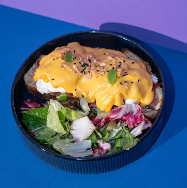 DUCK PASTRAMI EGGS BENEDICT CU PIEPT DE RAȚĂ - Default Title