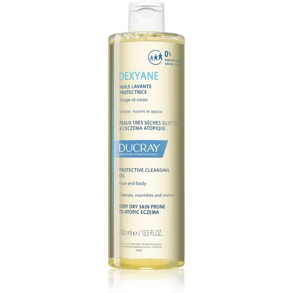 Ducray Dexyane ulei de curatare pentru piele foarte sensibila sau cu dermatita atopica 400 ml