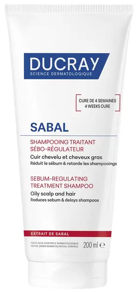 Ducray Sabal Șampon tratament seboreducator, 200 ml