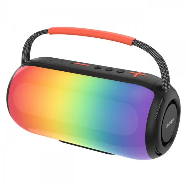 Dudao Boxa Portabila Bluetooth Dudao Y21, 2 x 5W, TWS, RGB, Neagra