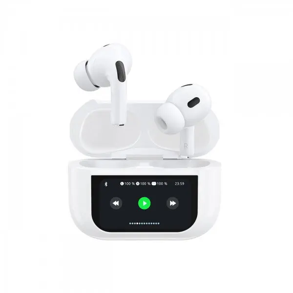 Dudao Casti Handsfree, Bluetooth, Dudao U19 Display, TWS, Alb