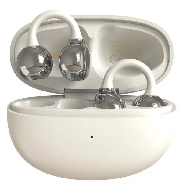 Dudao Casti Handsfree Bluetooth Dudao U20, TWS, Autonomie 5 h, USB-C, Alb