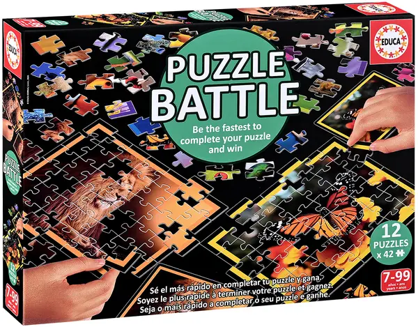 Duel puzzle Educa din 12 x 42 piese - Natură