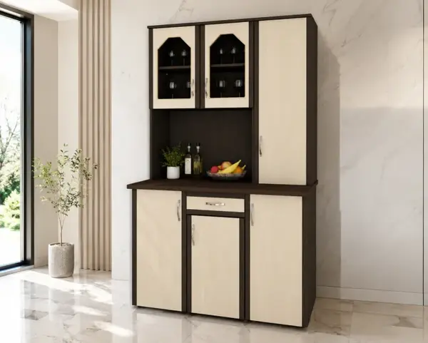 Dulap 120 PAL Wenge Mesteacan 121x33 60x197 cm