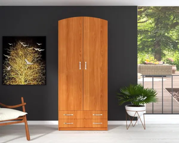 Dulap-4 2 Usi 2 Sertare RO Cires 74x54x212 cm