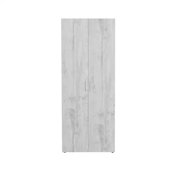 Dulap ALMA 2 usi, 1 raft, bara haine, pin antichizat, 80x52x203 cm