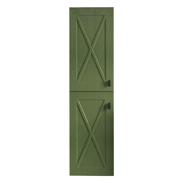 Dulap baie suspendat Bari 30x130 cm verde