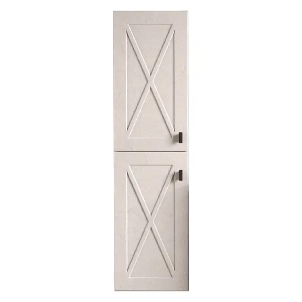 Dulap baie suspendat Bari 35x130 cm alb