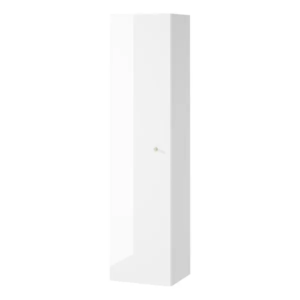 Dulap baie suspendat Cersanit Larga, o usa, 160 cm, alb, montat