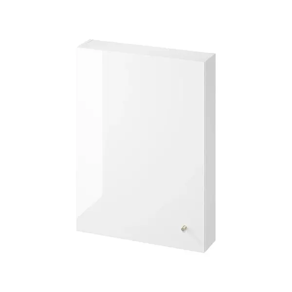 Dulap baie suspendat Cersanit Larga, o usa, 60 cm, alb, montat