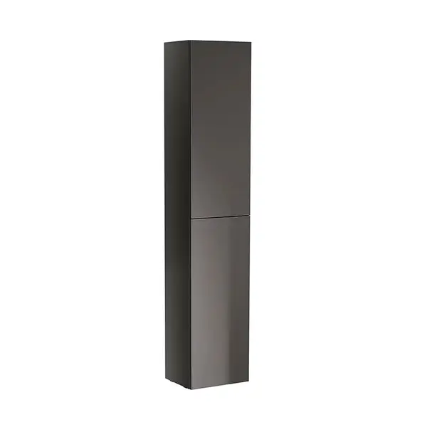Dulap baie suspendat Gala Daily, 2 usi, 150 cm, antracit lucios