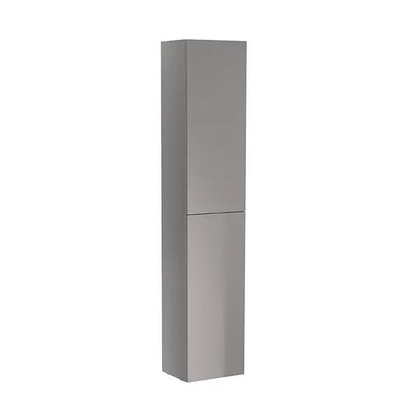Dulap baie suspendat Gala Daily, 2 usi, 150 cm, gri lucios