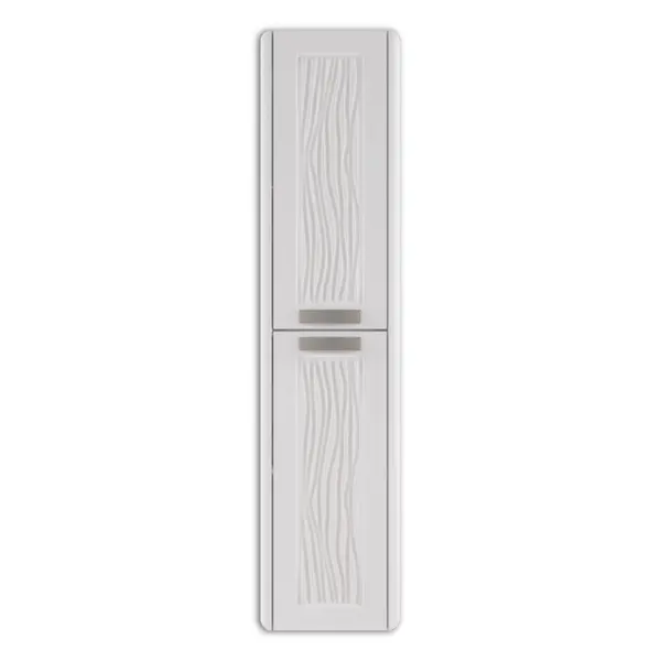 Dulap baie suspendat Gursu alb 35x150 cm
