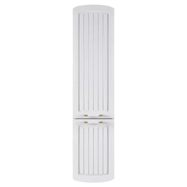 Dulap baie suspendat Pera alb manere aurii 35x150 cm