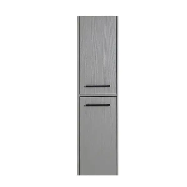 Dulap baie suspendat Sofia gri deschis 140 cm