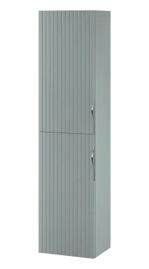 Dulap baie suspendat tip coloana cu o usa, 160 cm, fiord mat, MDF, Cersanit Tirso