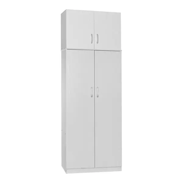 Dulap cu 2 usi, Athos, V5, Alb, 80x42x240 cm