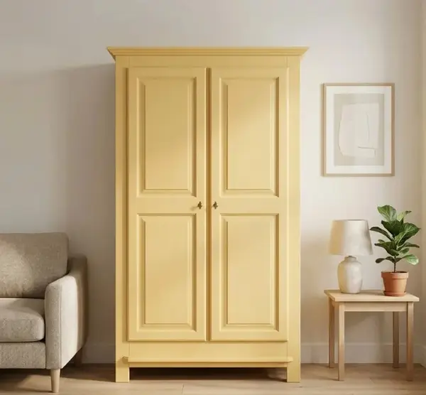Dulap cu 2 usi cu finisaj Sand Yellow