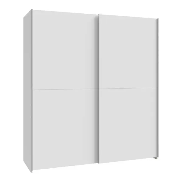 Dulap cu 2 usi Noez I Alb 170.5x61x190.5 cm