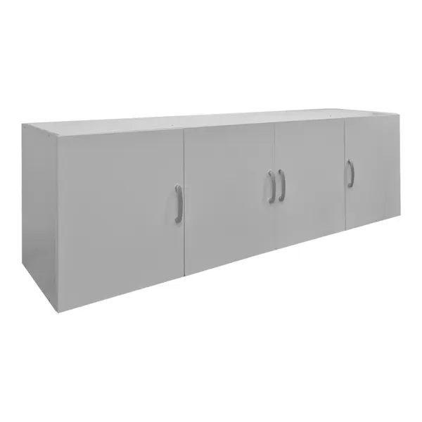 Dulap cu 3 usi, Alvia, Alb, 51x200x60 cm